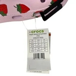 CROCS | Shoes | Crocs Rare Strawberries Baya Clog Men Sz1  display picture 2